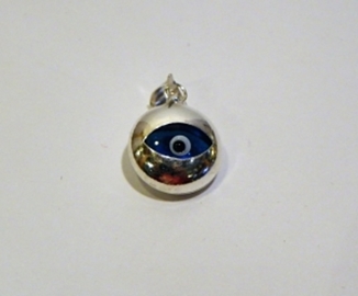 OJO TURCO COLGANTE PLATA ANCHO
