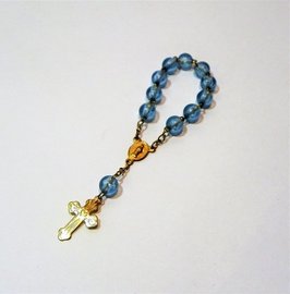 DENARIO DE CUENTAS AZULES