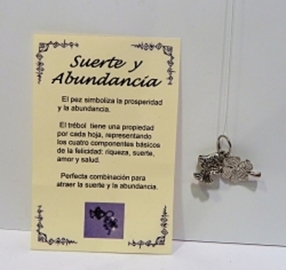 TRÉBOL CON  PEZ COLGANTE