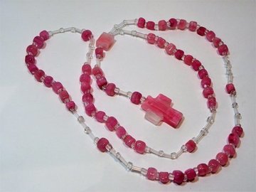 ROSARIO  CUARZO ÁGATA ROSA