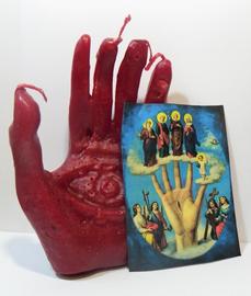 VELA FIGURA MANO PODEROSA VELA FIGURA MANO PODEROSA