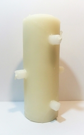 VELÓN 7 MECHAS BLANCO