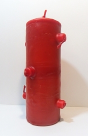 VELÓN 7 MECHAS ROJO 