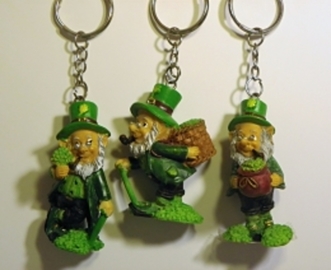 DUENDE SUERTE IRLANDÉS LLAVERO