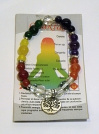 PULSERA CHAKRAS CUARZOS CON ÁRBOL DE LA VIDA PULSERA CHAKRAS CUARZOS CON ÁRBOL DE LA VIDA