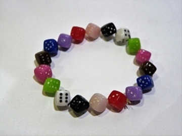 PULSERA DADOS AMULETO JUGADOR PULSERA DADOS AMULETO JUGADOR