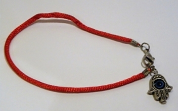 PULSERA MANO DE FÁTIMA CON OJO TURCO CORDÓN ROJO PULSERA MANO DE FÁTIMA CON OJO TURCO CORDÓN ROJO