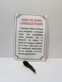 TALISMÁN RAÍZ JUAN CONQUISTADOR