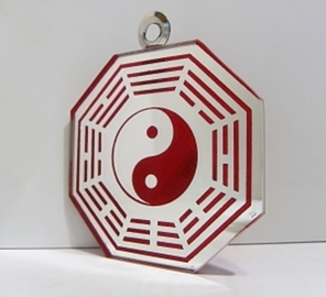 ESPEJO BAGUA DEL CIELO ANTERIOR CON YIN Y YANG