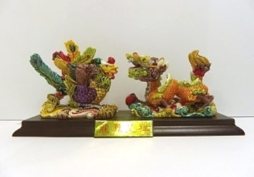 PAREJA CELESTIAL FENG SHUI CON PEANA