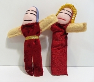 PAREJA MUÑECOS TELA